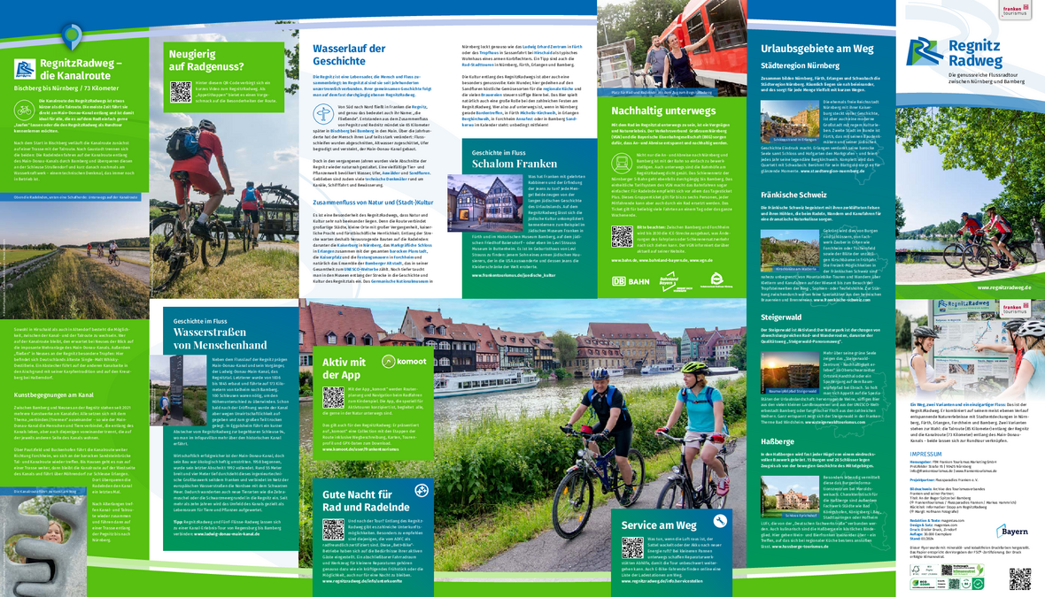 Informationsbroschüre RegnitzRadweg