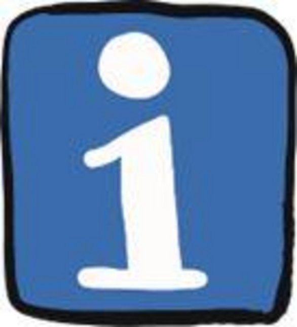 Infozeichen Buchstabe i